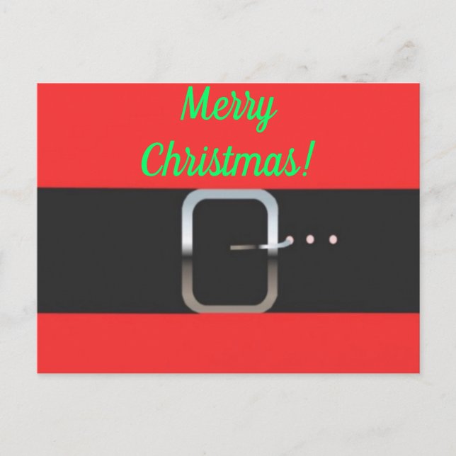 Weihnachtspostkarte Feiertagspostkarte (Vorderseite)