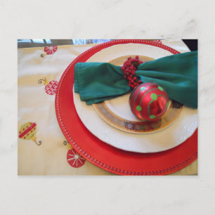 Weihnachtspostkarte Feiertagspostkarte