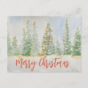 Weihnachtspostkarte Feiertagspostkarte