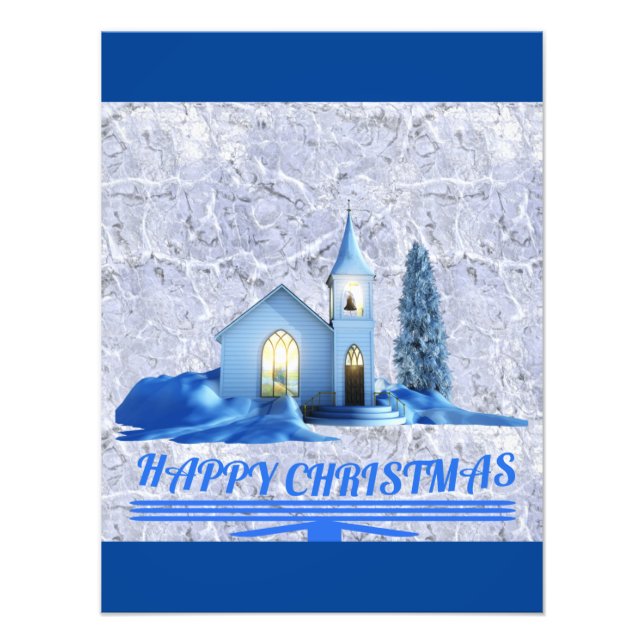 Weihnachtspostkarte Fotodruck (Vorne)