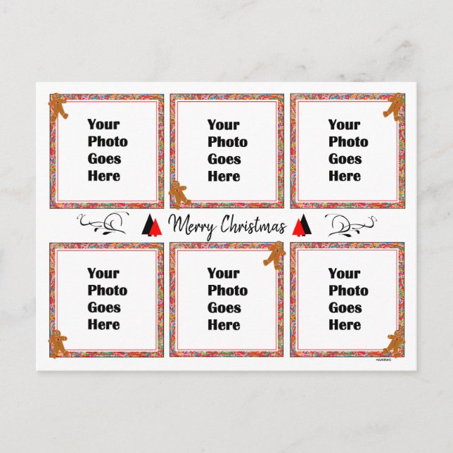 Weihnachtspostkarte HAMbWG Postkarte (Vorderseite)