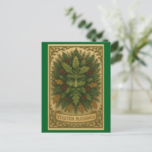 Weihnachtspostkarte mit Segen Postkarte