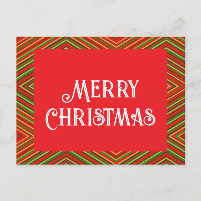 Weihnachtspostkarte Postkarte (Vorderseite)