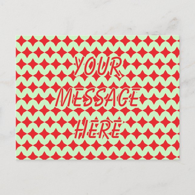 Weihnachtspostkarte Postkarte (Vorderseite)