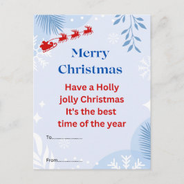 Weihnachtspostkarte Postkarte