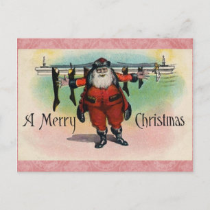 Weihnachtspostkarte Vintag Feiertagspostkarte