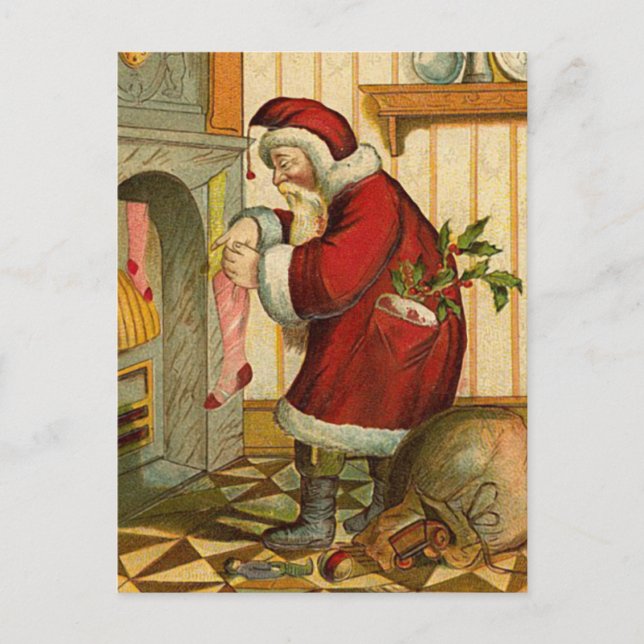 Weihnachtspostkarten Feiertagspostkarte (Vorderseite)