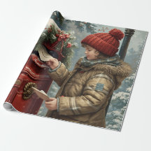 Weihnachtspostkasten festliches Wintergeschenk