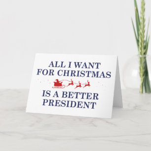 Weihnachtspräsident Feiertagskarte