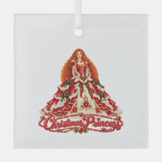 Weihnachtsprinzessin-Ornament Ornament Aus Glas