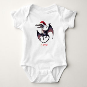 Weihnachtspterodaktylus Baby Strampler
