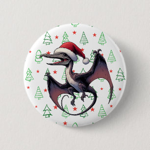Weihnachtspterodaktylus Button