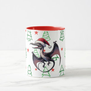 Weihnachtspterodaktylus Tasse