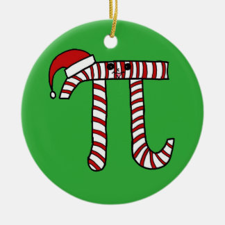 Weihnachtspu-Cartoon-MatheGeek Keramik Ornament