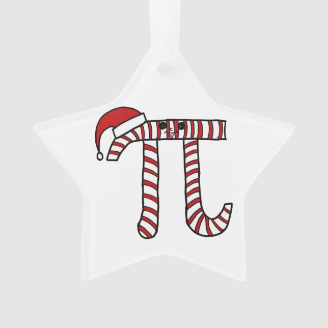 Weihnachtspu-Mathe-Verzierung Ornament (Vorderseite)
