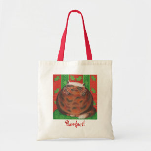Weihnachtspud 'Purfect!' Totbeutel Tragetasche