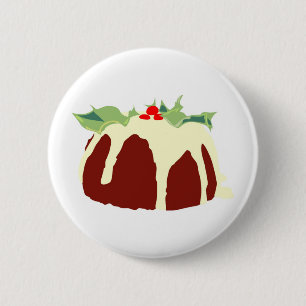 Weihnachtspudding Button