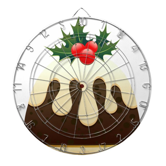 Weihnachtspudding Dartscheibe (vorne)