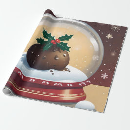 Weihnachtspudding Geschenkpapier