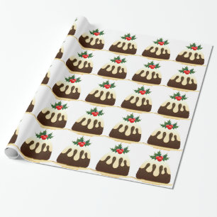 Weihnachtspudding Geschenkpapier