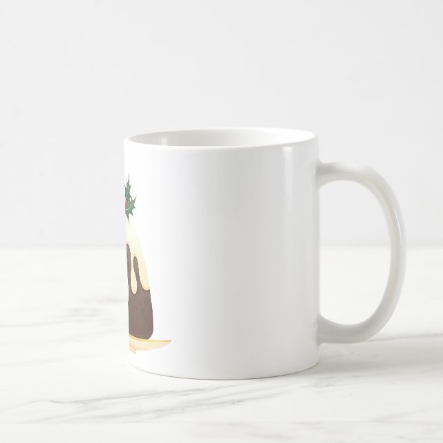 Weihnachtspudding Kaffeetasse (Rechts)