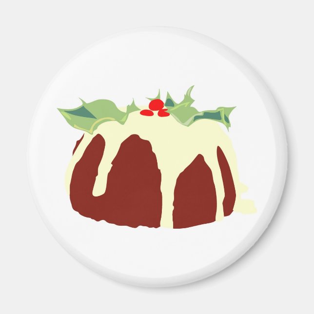 Weihnachtspudding Magnet (Vorne)