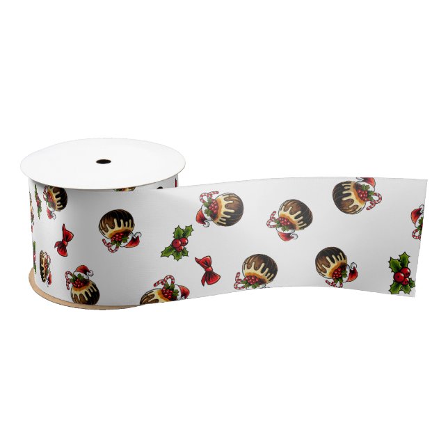 Weihnachtspudding Satinband (Spule)