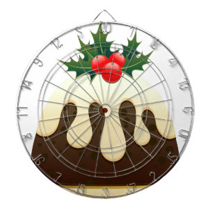 Weihnachtspuddings Dartscheibe