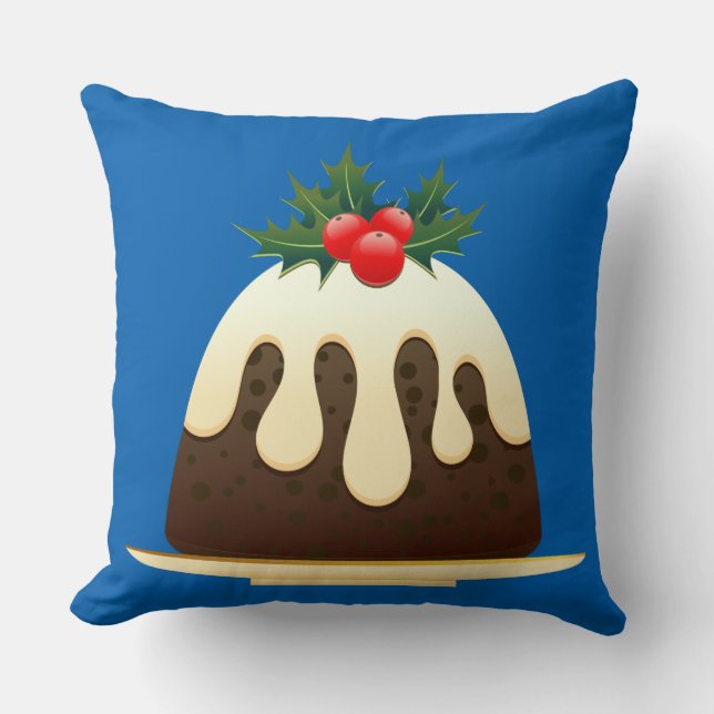 Weihnachtspuddings Kissen (Vorderseite)
