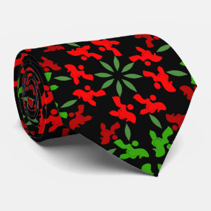 Weihnachtspudel Krawatte