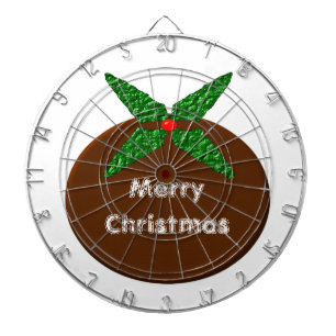 Weihnachtspuding Maßgeschneidertes Dart Board Dartscheibe