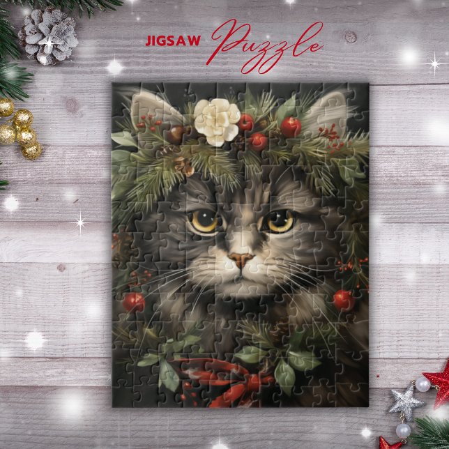Weihnachtspuzzle für Katzen Liebhaber (Christmas Puzzle for Cat Lovers)