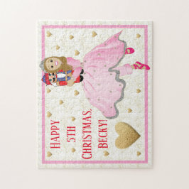 Weihnachtspuzzle Pink Nutcracker Lt Brwn Haar