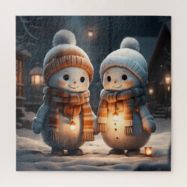 Weihnachtspuzzles für Kinder (Vertikal)