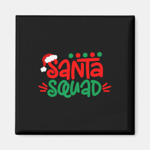 Weihnachtsquadrat Familie Matching Weihnachtsfeier Magnet