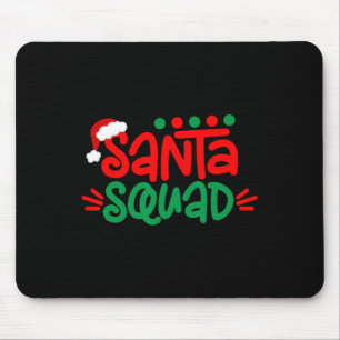 Weihnachtsquadrat Familie Matching Weihnachtsfeier Mousepad