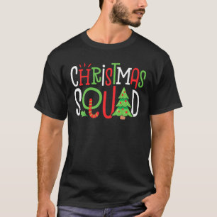 Weihnachtsquadrat Funny Xmas Tree Family Matching  T-Shirt