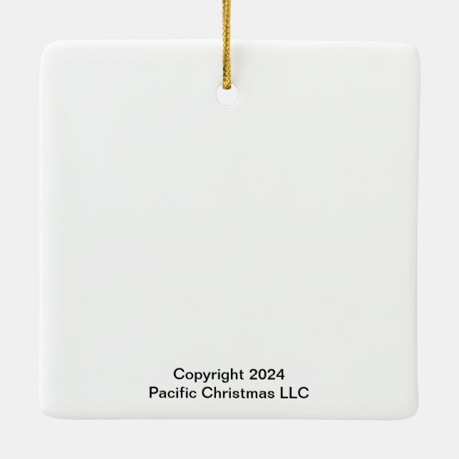 Weihnachtsquirrel Fairy Ornament (Rückseite)