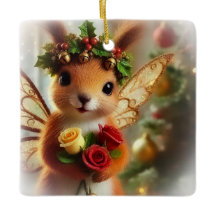 Weihnachtsquirrel Fairy Ornament