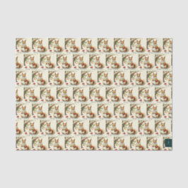 Weihnachtsquirrel Tissue Seidenpapier