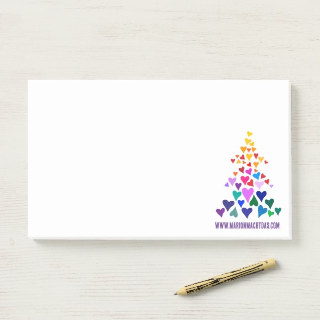 Weihnachtsrabatte Post-it Klebezettel (Auf Schreibtisch)
