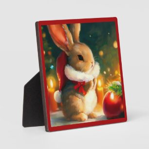 WeihnachtsRabbit 1 Fotoplatte