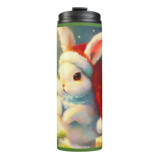 WeihnachtsRabbit 2 Thermosbecher (Vorderseite)