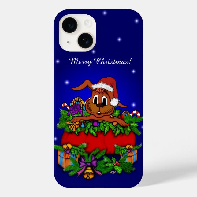 WeihnachtsRabbit Case-Mate iPhone 14 Hülle (Rückseite)