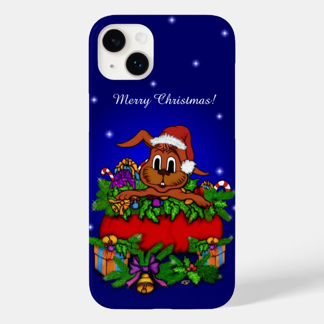 WeihnachtsRabbit Case-Mate iPhone 14 Plus Hülle (Rückseite)