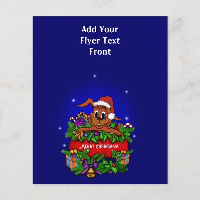 WeihnachtsRabbit Flyer (Vorne)