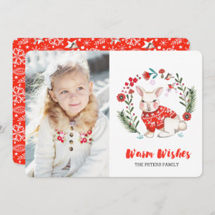 WeihnachtsRabbit   FOTO Einladung