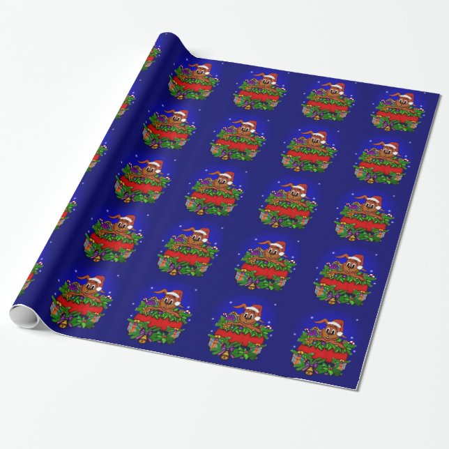 WeihnachtsRabbit Geschenkpapier (Ungerollt)