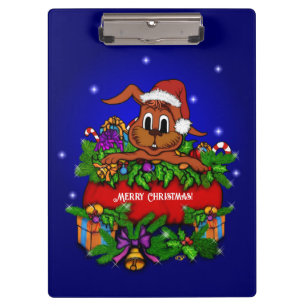 WeihnachtsRabbit Klemmbrett