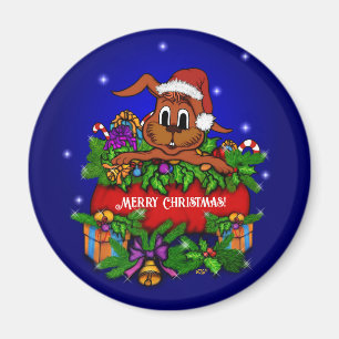 WeihnachtsRabbit Magnet